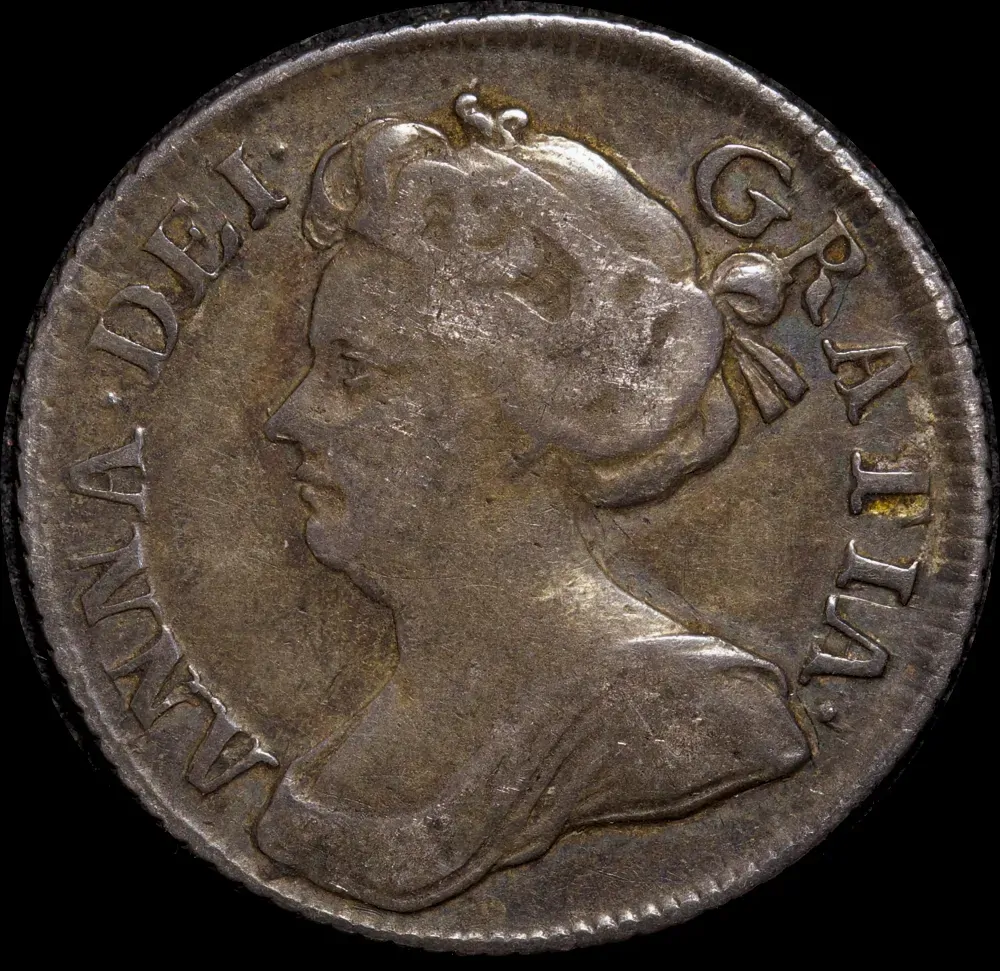 1711 Silver Sixpence Anne S#3619 Fine product image