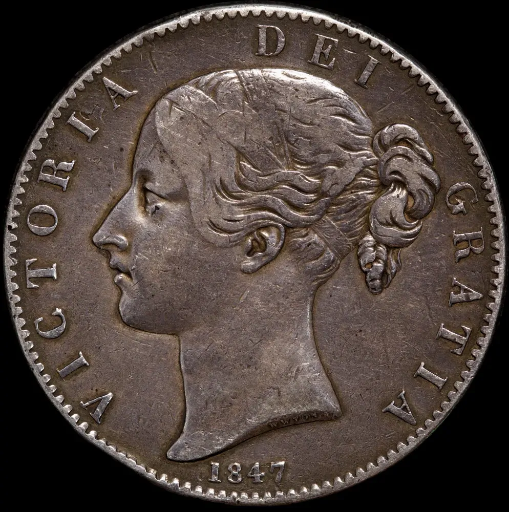 1847 Silver Crown Victoria S#3882 about VF product image