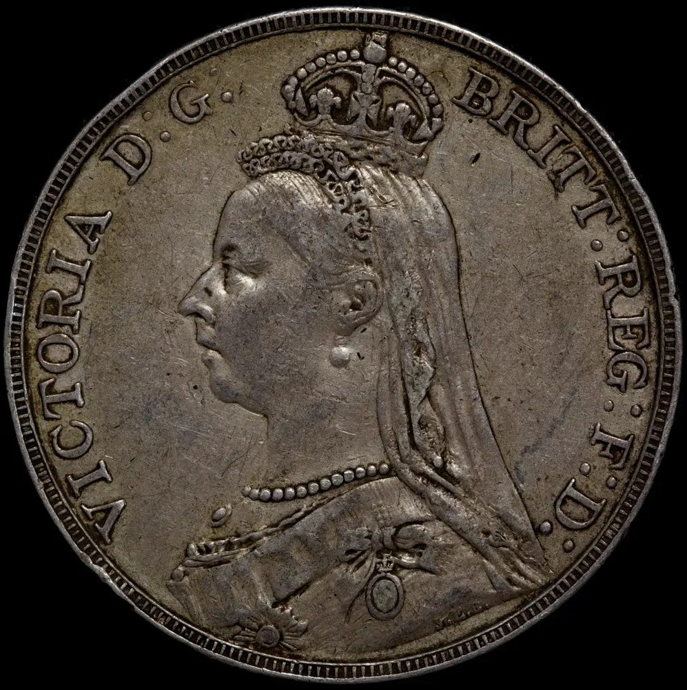 1888 Silver Crown Victoria S#3921 good VF product image