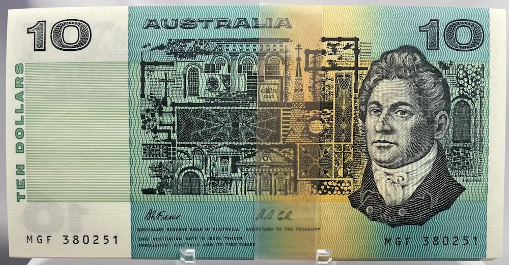 1991 $10 Note Half Bundle Paper Fraser/Cole With PIL R313a Uncirculated product image