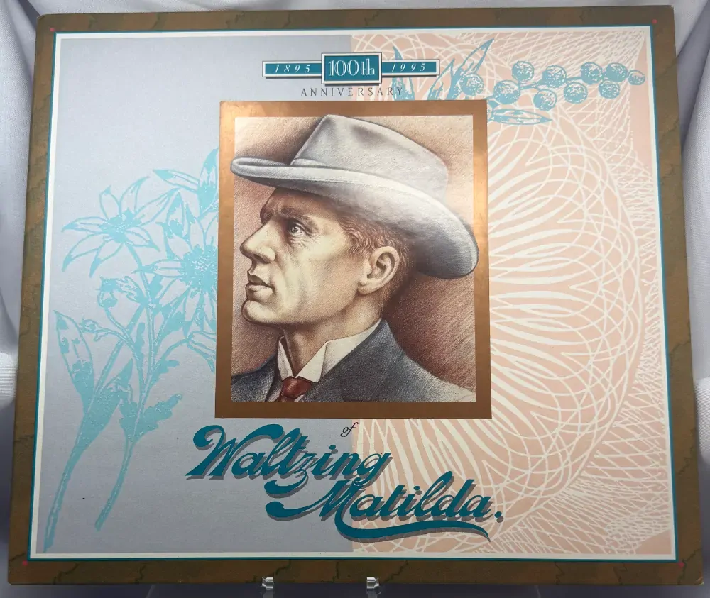 1995 Note And Phonecard Set Premium - Waltzing Matilda 100th Anniversary product image