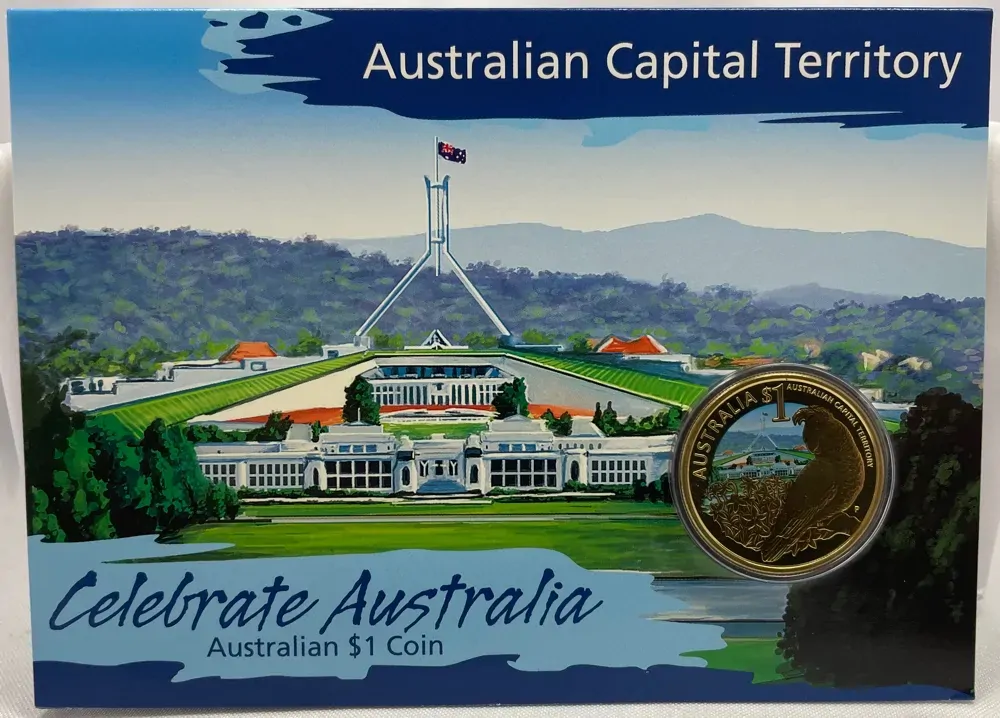 2009 1 Dollar Uncirculated Coin Celebrate Australia ACT product image