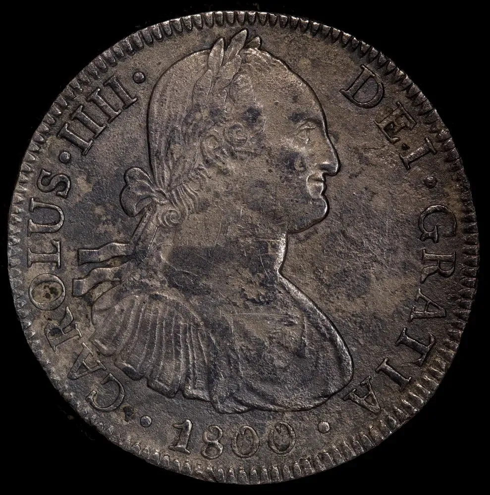 Mexico 1800 Silver 8 Reales Ex Rapid Shipwreck KM#109 Very Fine product image