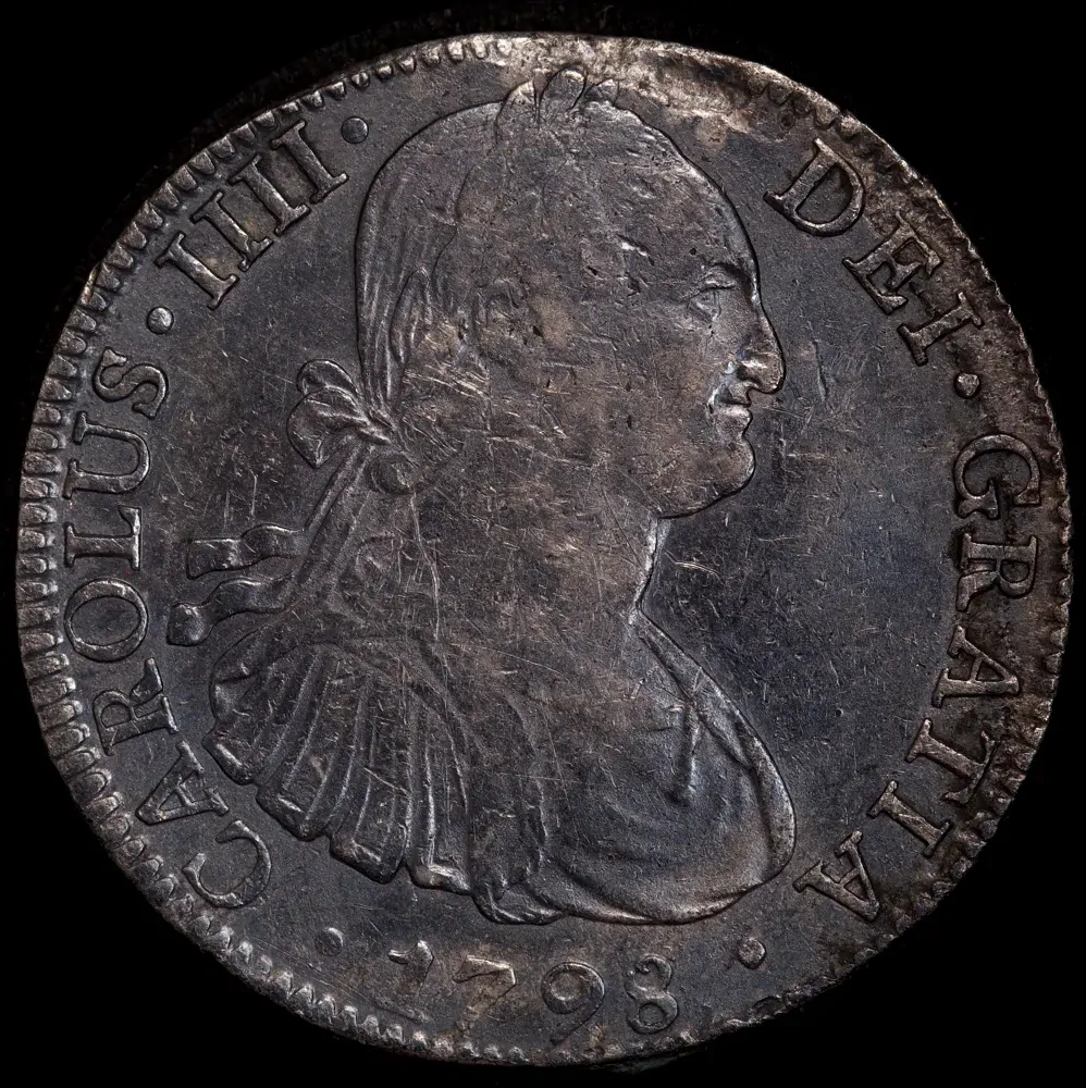 Mexico 1798 Silver 8 Reales Ex Rapid Shipwreck KM#109 Very Fine product image
