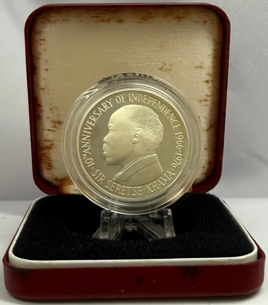 Botswana 1976 Silver 5 Pula Proof Coin Independence product image