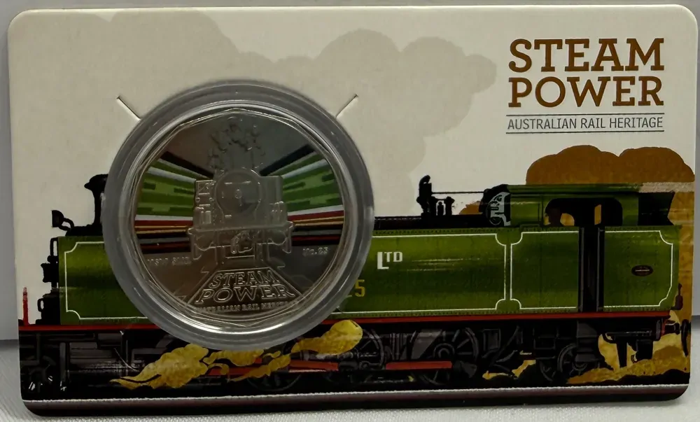 2022 50 Cent Uncirculated Coin Steam Power NSW South Maitland product image