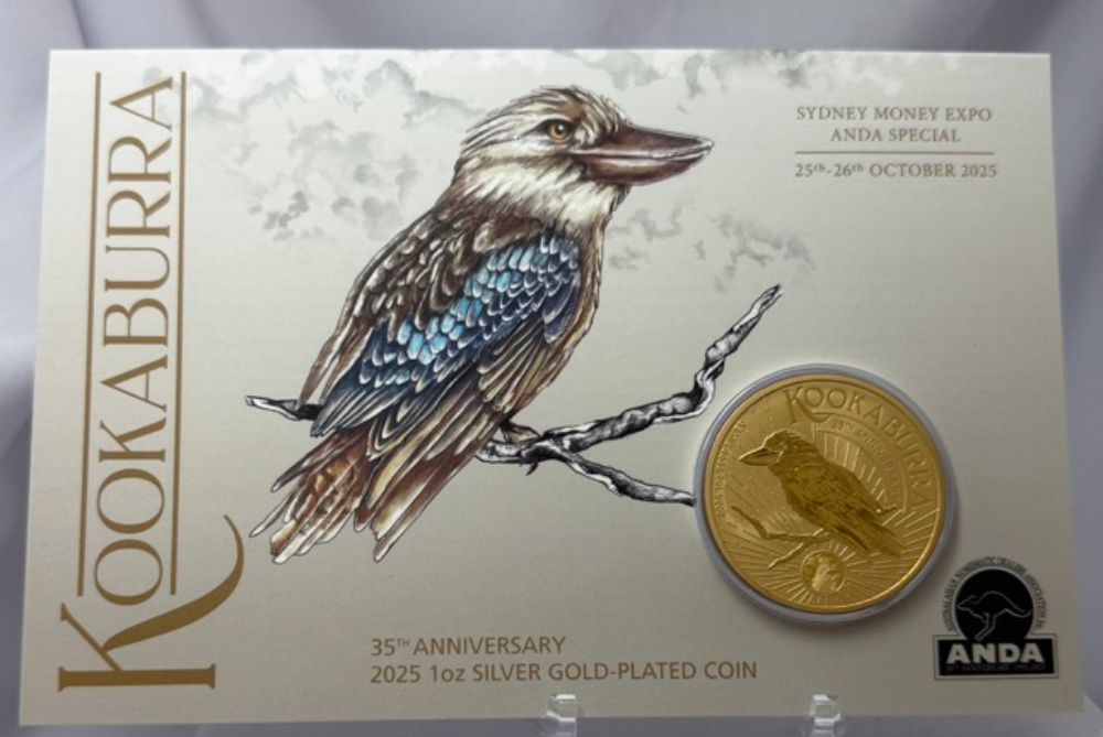 2025 Silver 1 Ounce Proof Coin Sydney ANDA Money Expo Kookaburra product image