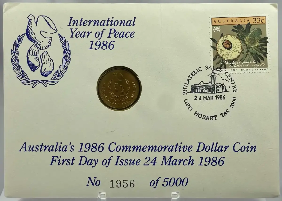 1986 One Dollar PNC Year of Peace product image