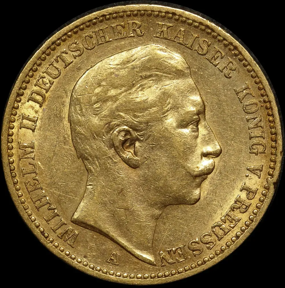 German States (Prussia) 1900-A Gold 20 Marks KM# 521 Extremely Fine product image