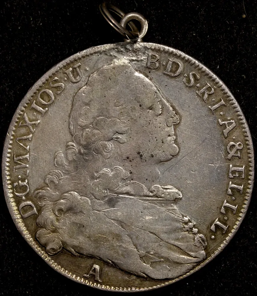 German States (Bavaria) 1773 Silver Thaler KM#519 about VF  product image