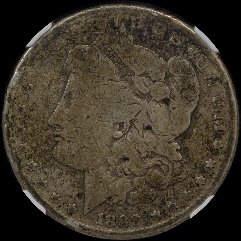 United States 1889-CC Silver  Morgan Dollar KM# 100 NGC AG 3 product image