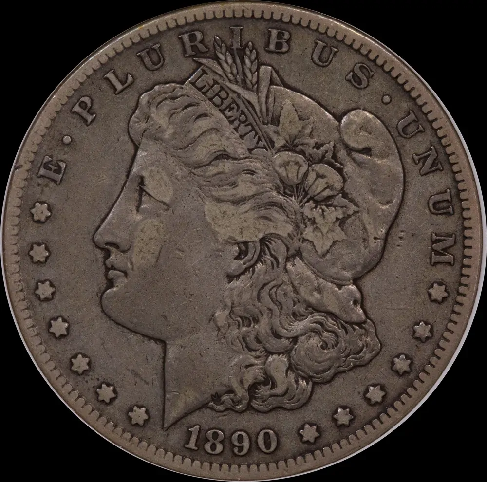 United States 1890-CCSilver  Morgan Dollar KM# 100 ANACS VF35 product image