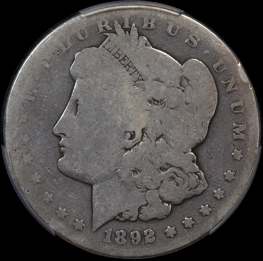 United States 1892-CCSilver  Morgan Dollar KM# 100 PCGS GENUINE AG product image