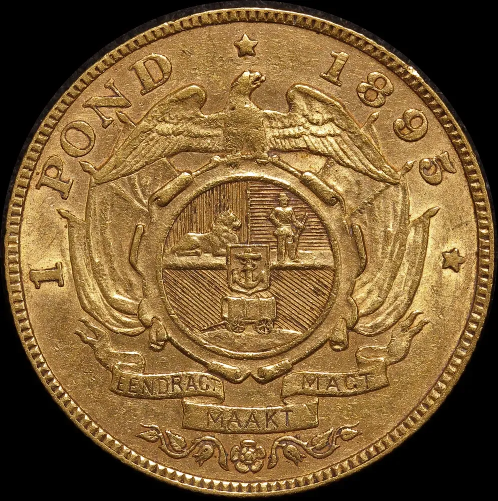 South Africa 1895 Gold Pond KM#10 Extremely Fine product image