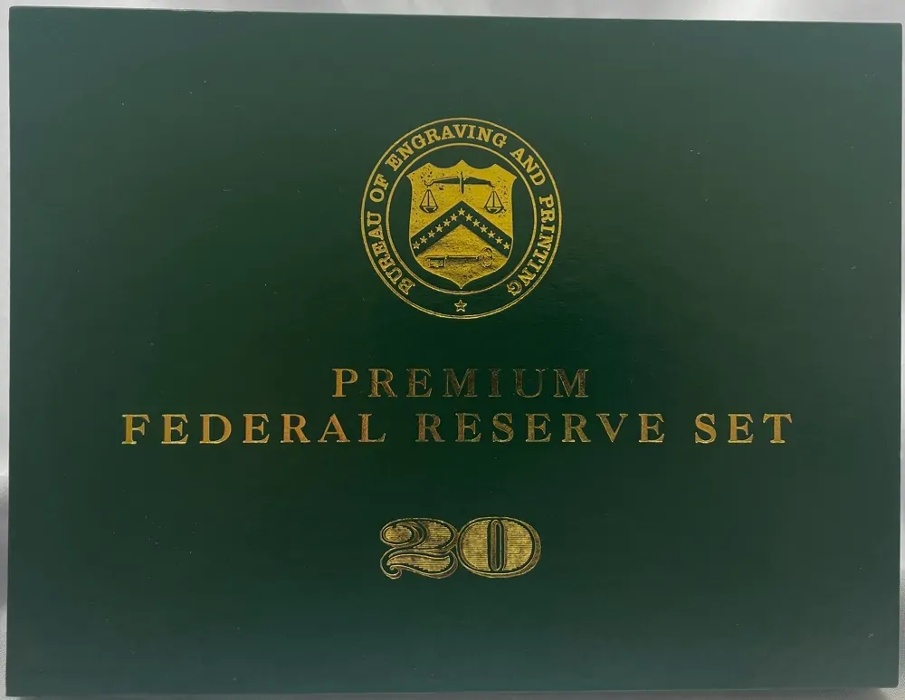 United States 1996 20 Dollar Premium Federal Reserve Set  product image
