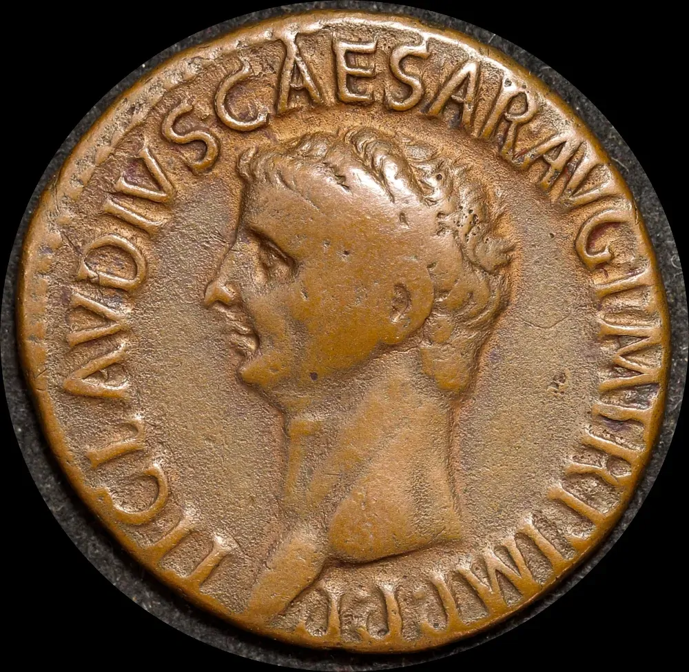 Ancient Rome (Imperial) 41-54 A.D Claudius Copper As Libertas RIC 113 Very Fine product image