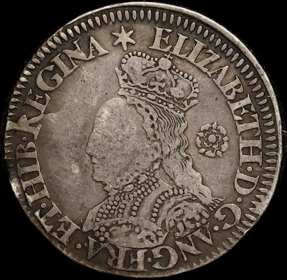 1562 Silver Sixpence Elizabeth I  S# 2596 good Fine product image