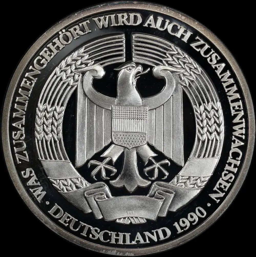 Germany 1990 Silver Medallion Monetary Union product image