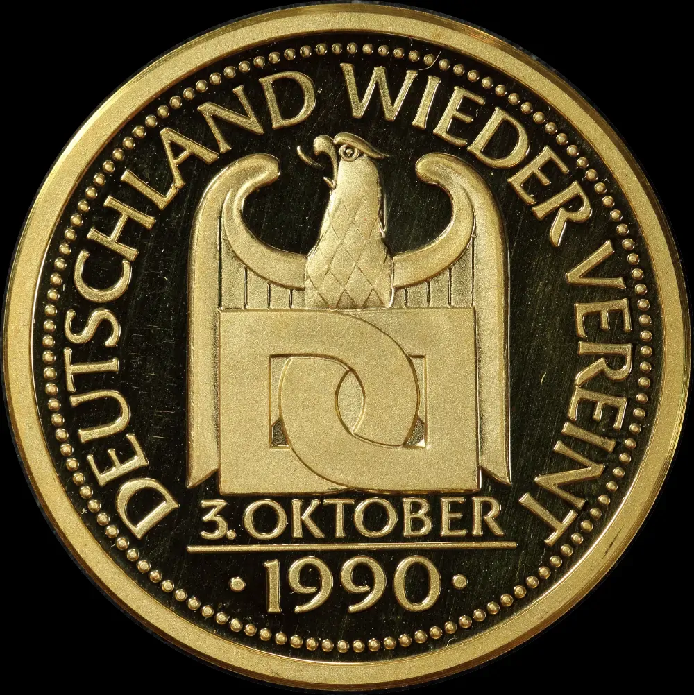 Germany 1990 Gold Medallion Reunification product image