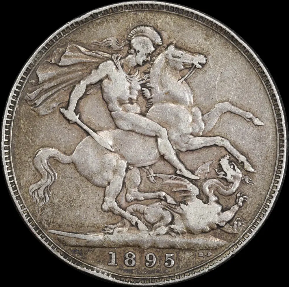 1895 Silver Crown Victoria S#3937 Very Fine product image