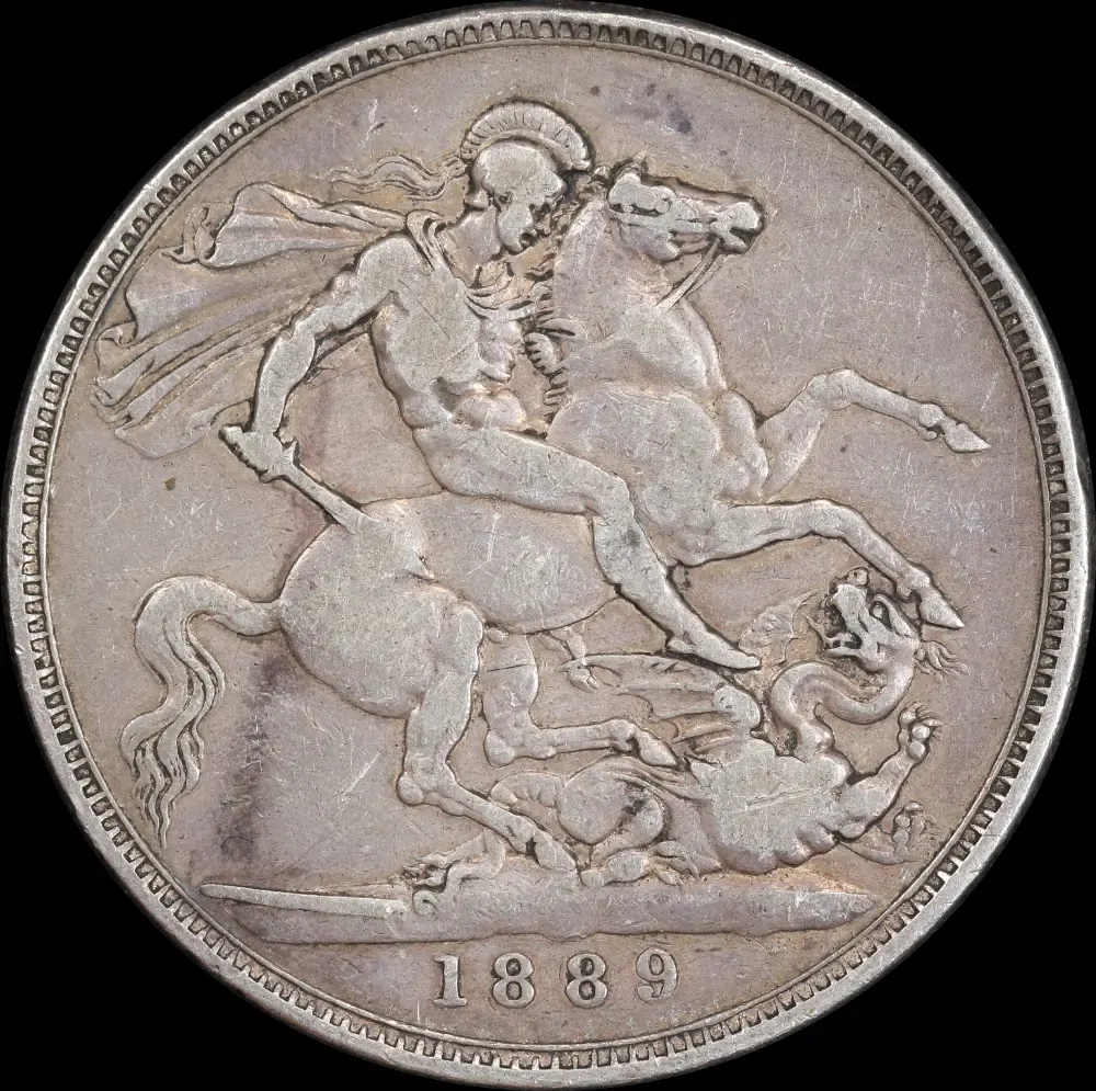 1889 Silver Crown Victoria S#3921 Very Fine product image