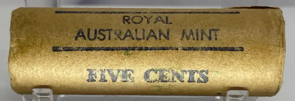 1981 5 Cent Coin Mint Roll Heads/Heads product image