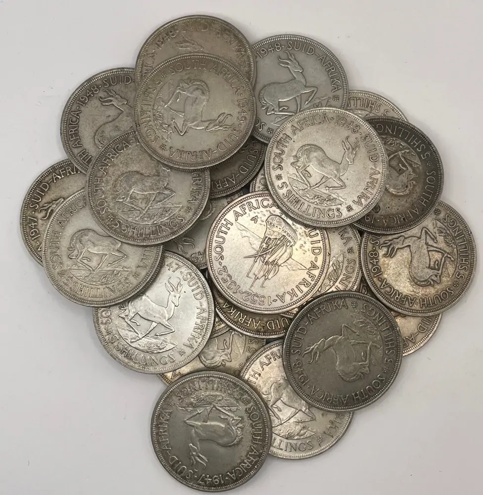 South Africa Pre 1951 Silver Crown (80%) No Grade, Misc Dates  product image