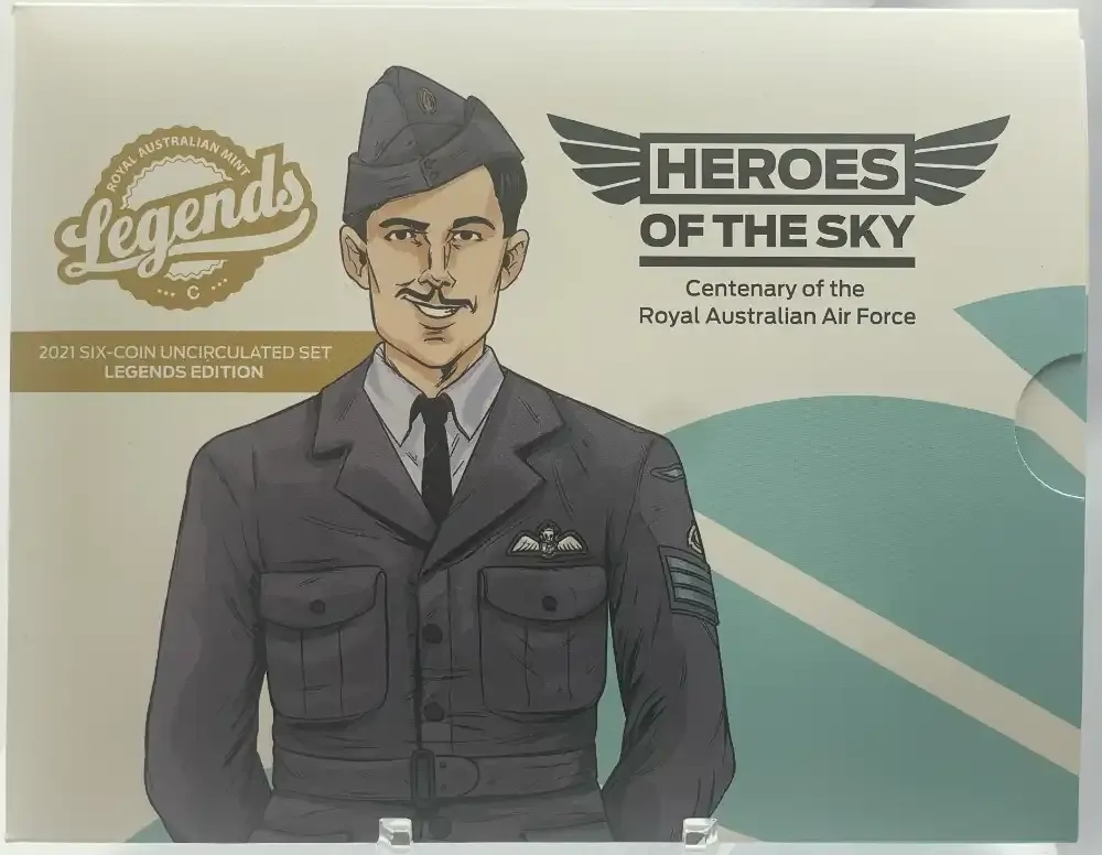 2021 Uncirculated Mint Coin Set Heroes of the Sky - Legends Edition product image