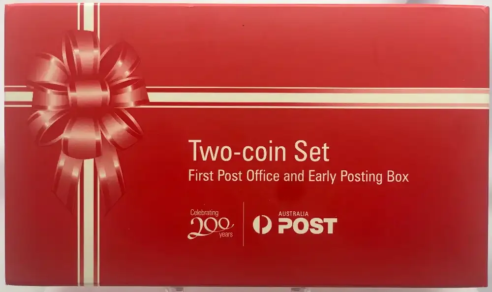 2009 Silver 1oz Proof Coin 1st Post Office and Early Posting Box Stamp-Coin Set product image