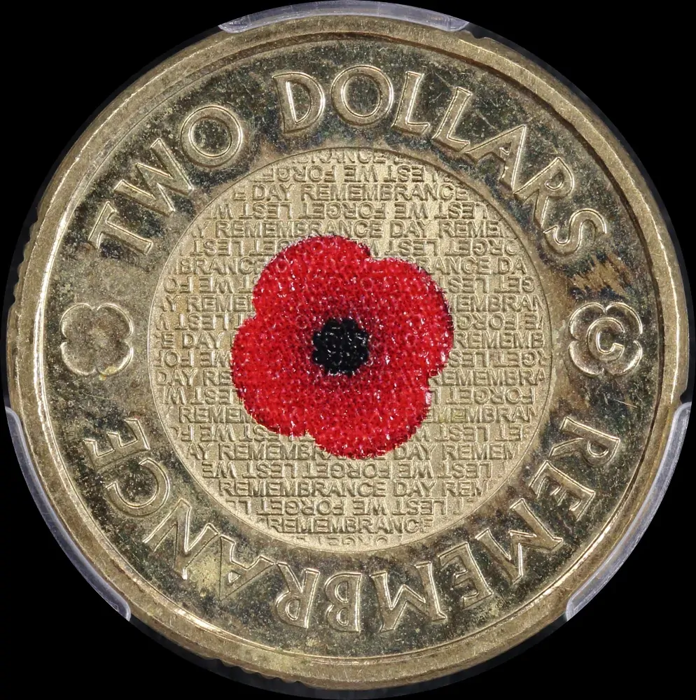 2012 2 Dollar Red Poppy C Mintmark PCGS MS64 product image