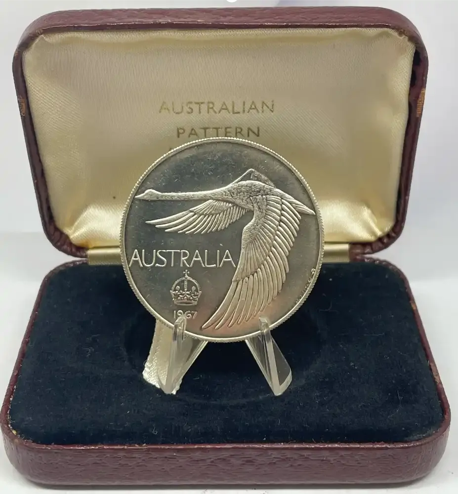 1967 Unofficial Pattern Swan Dollar Uncirculated with Box product image