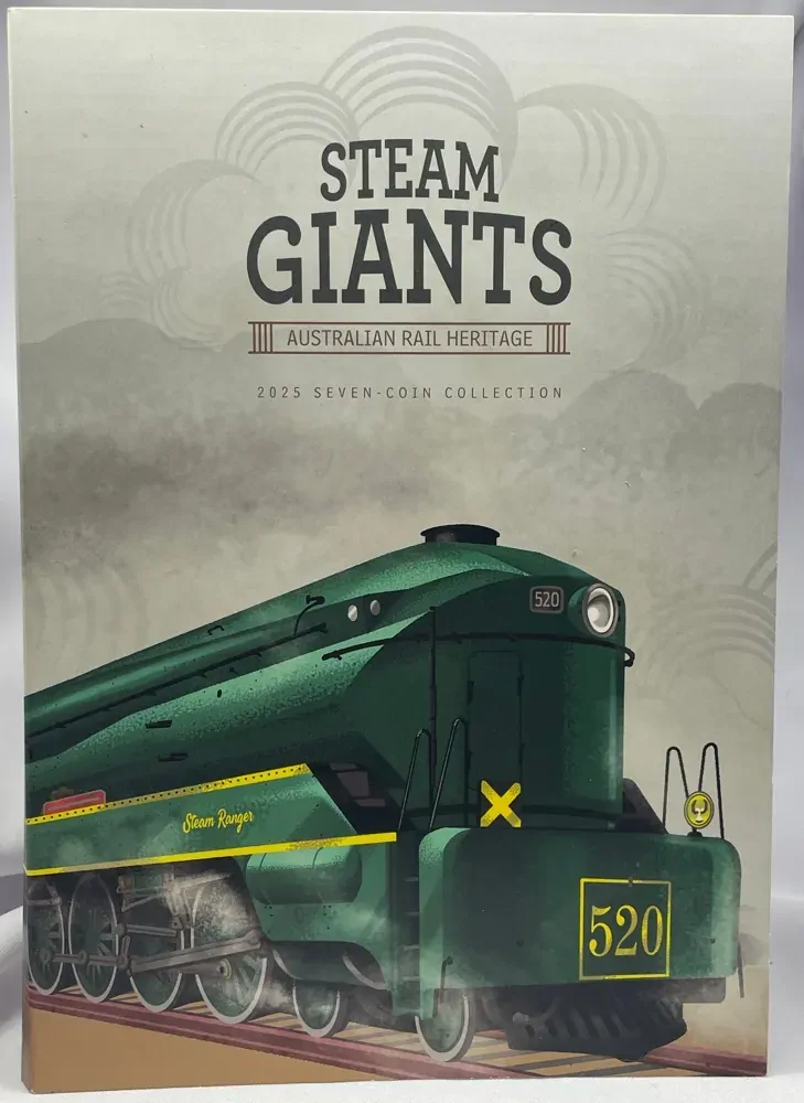 2025 50 Cent 7 Coin Collection Steam Giants Australian Rail Heritage product image