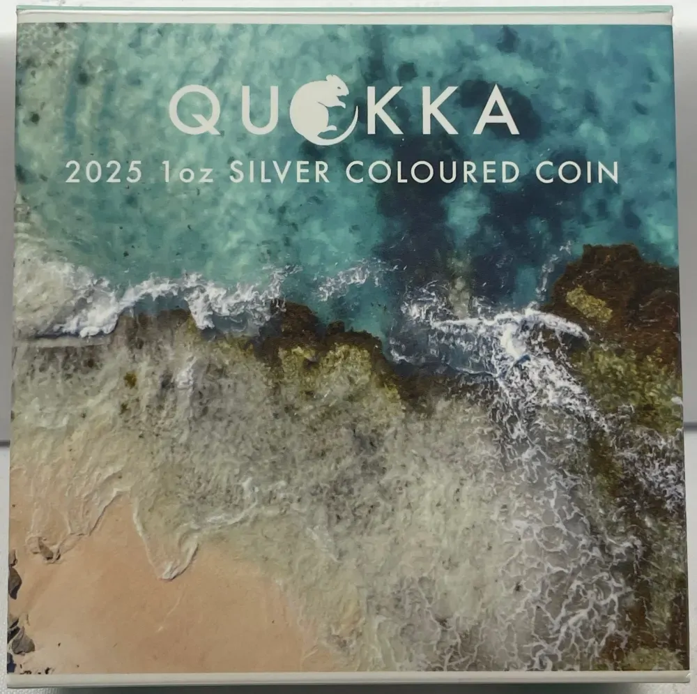 2025 Silver 1 Ounce Coloured Proof Coin Quokka product image