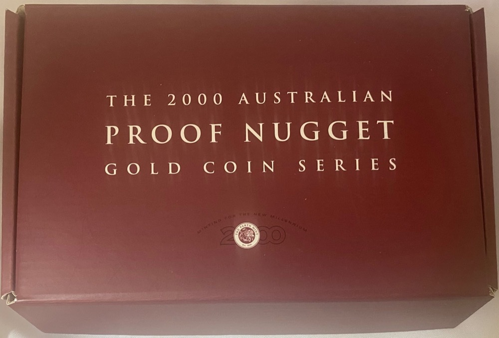2000 Gold 5 Coin Proof Set Kangaroo Nuggets product image