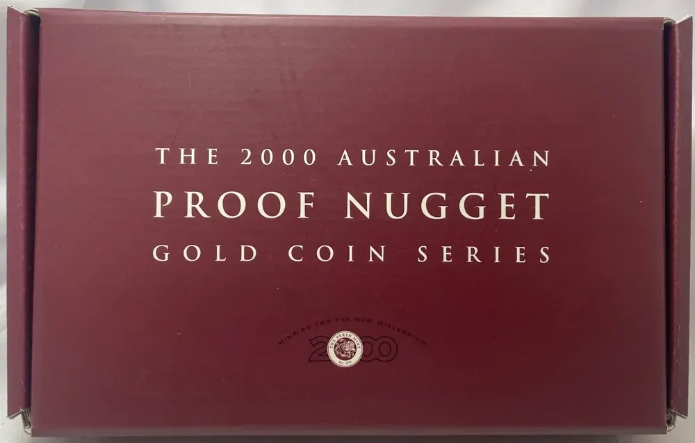 2000 Gold 5 Coin Proof Set Kangaroo Nuggets product image