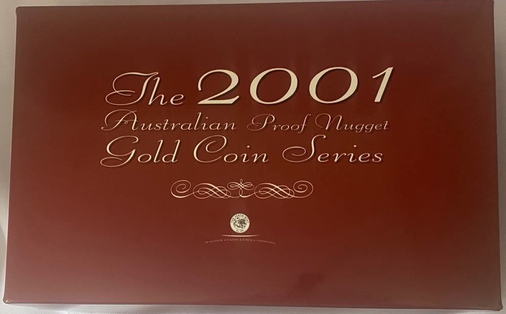 2001¬†Gold 5 Coin Proof Set Prospector - 1st Gold Rush product image
