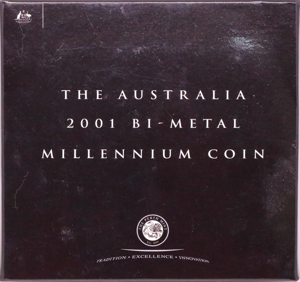 2001 Gold Bimetal Twenty Dollar Proof Coin Gregorian Calendar product image