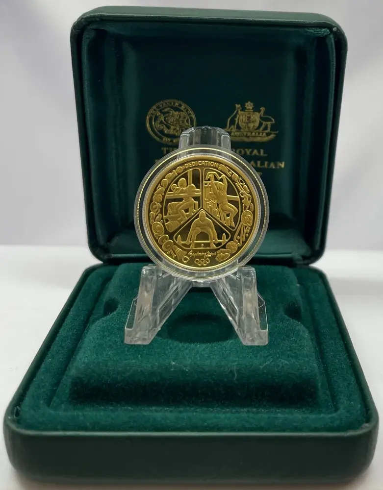 2000 Gold Olympic Proof Coin - Dedication II product image