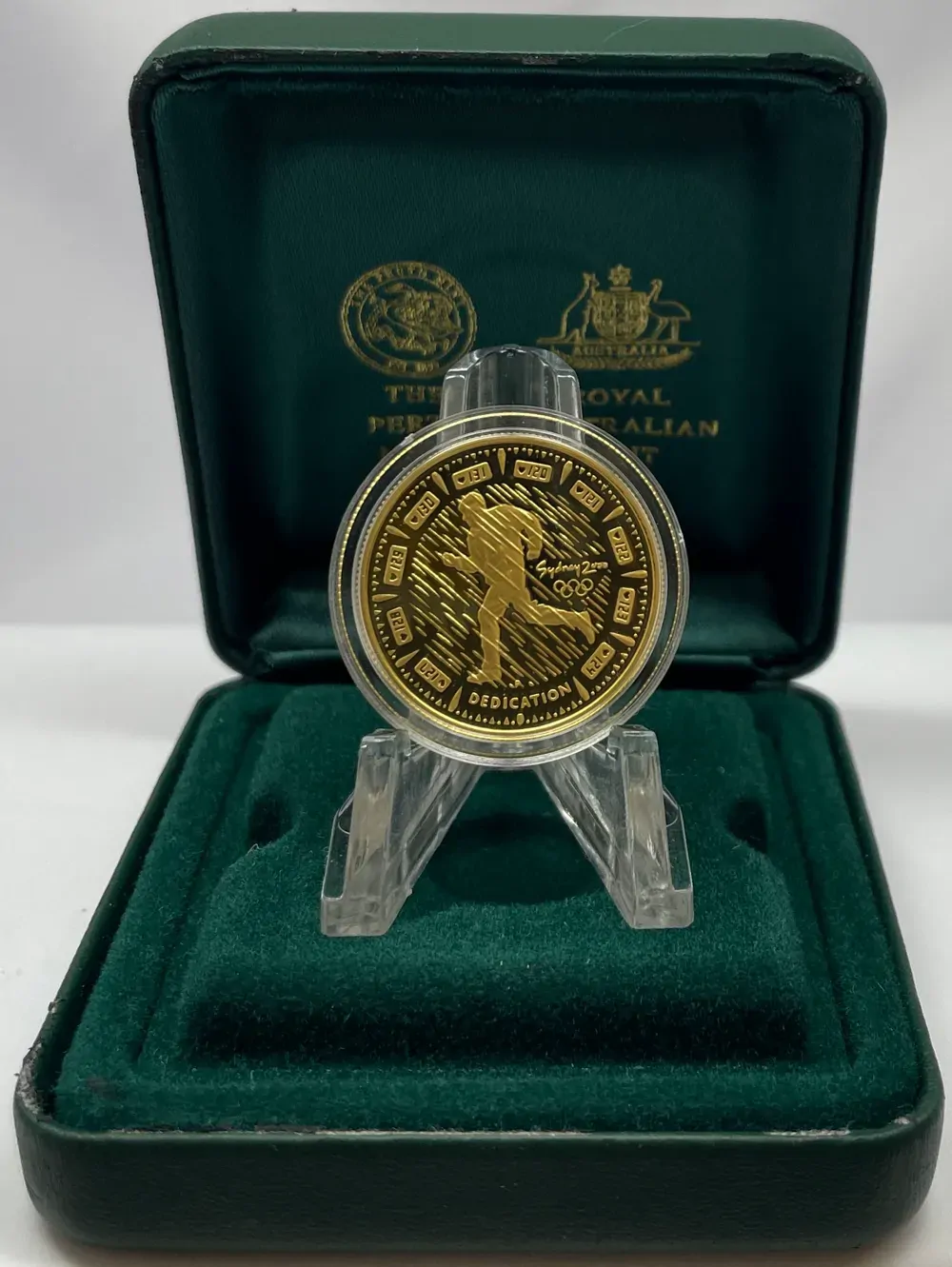 2000 Gold Olympic Proof Coin - Dedication I product image
