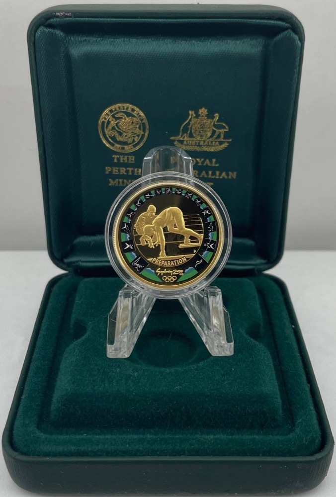 2000 Gold Olympic Proof Coin - Preparation I product image
