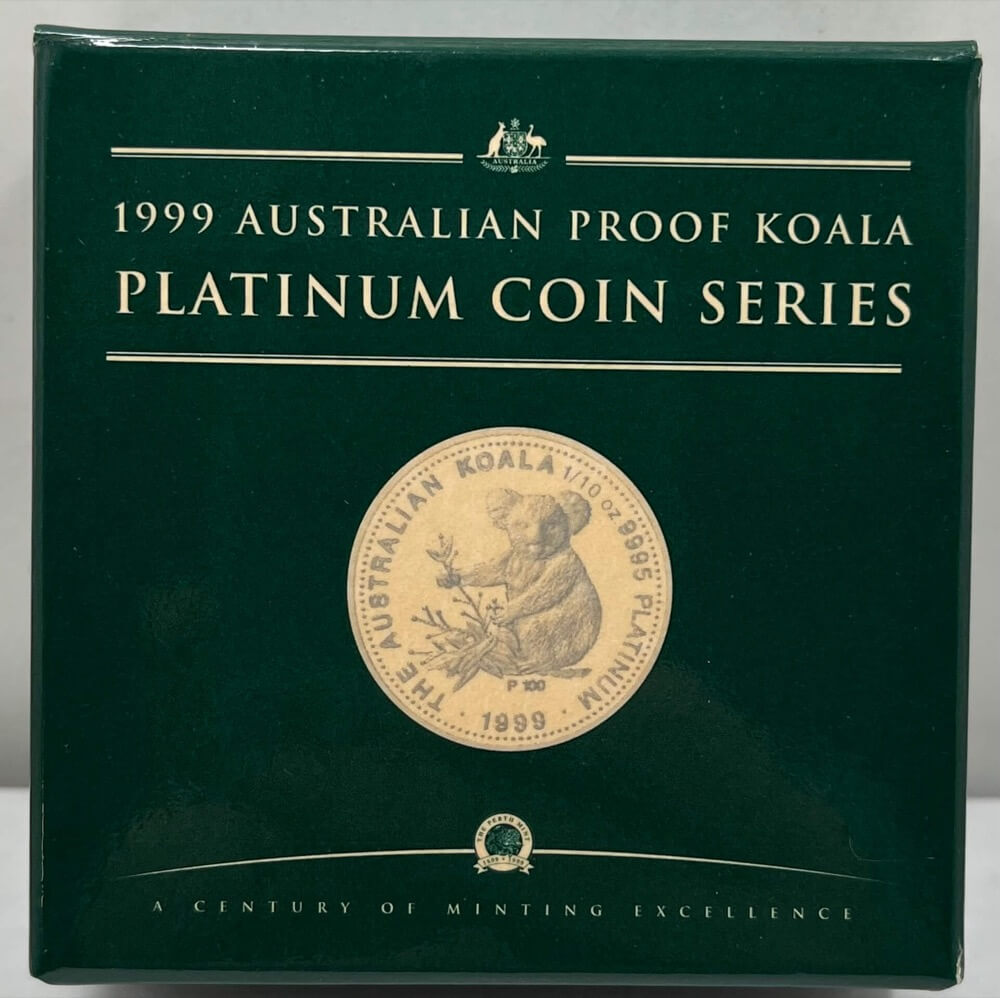 1999 Platinum Tenth Ounce Proof Coin Koala product image