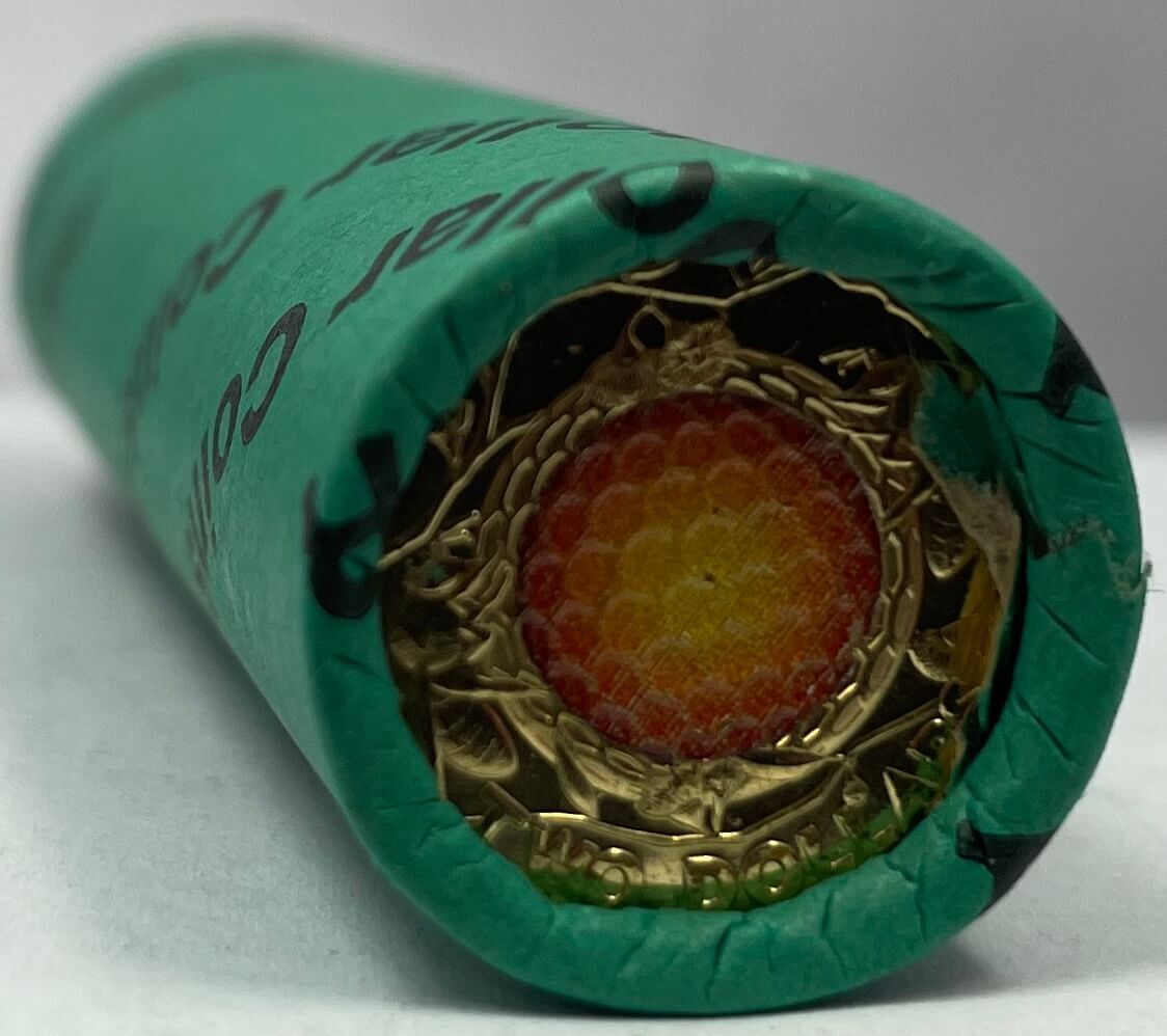 2022 Coloured $2 Security Roll of 25 Coins Honey Bee Tails / Tails product image