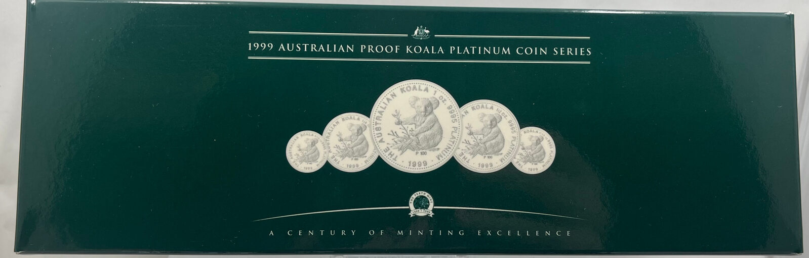 1999 Platinum 5 Coin Set Australian Koala product image