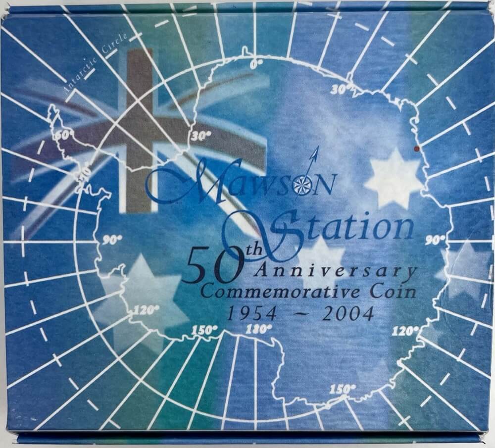 2004 Silver One Ounce Proof Coin Antarctic Mawson's Station product image