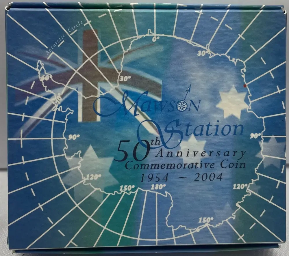 2004 Silver 1 Ounce Proof Coin Antarctic Mawson's Station product image