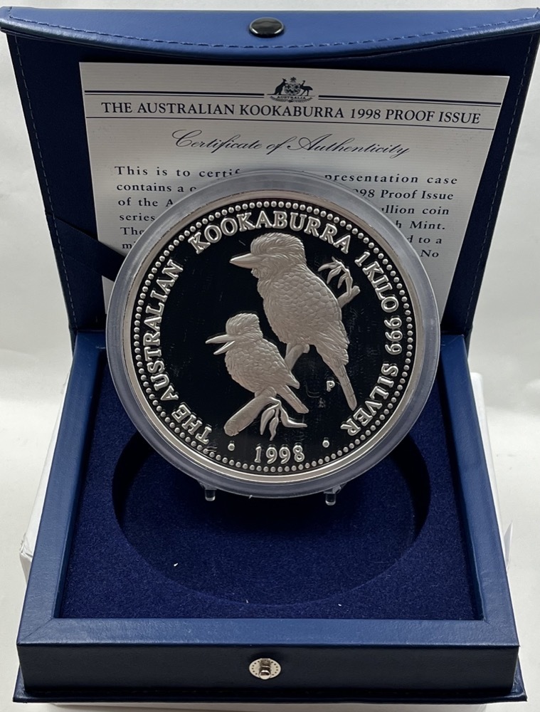 1998 Silver One Kilogram Proof Coin Kookaburra product image