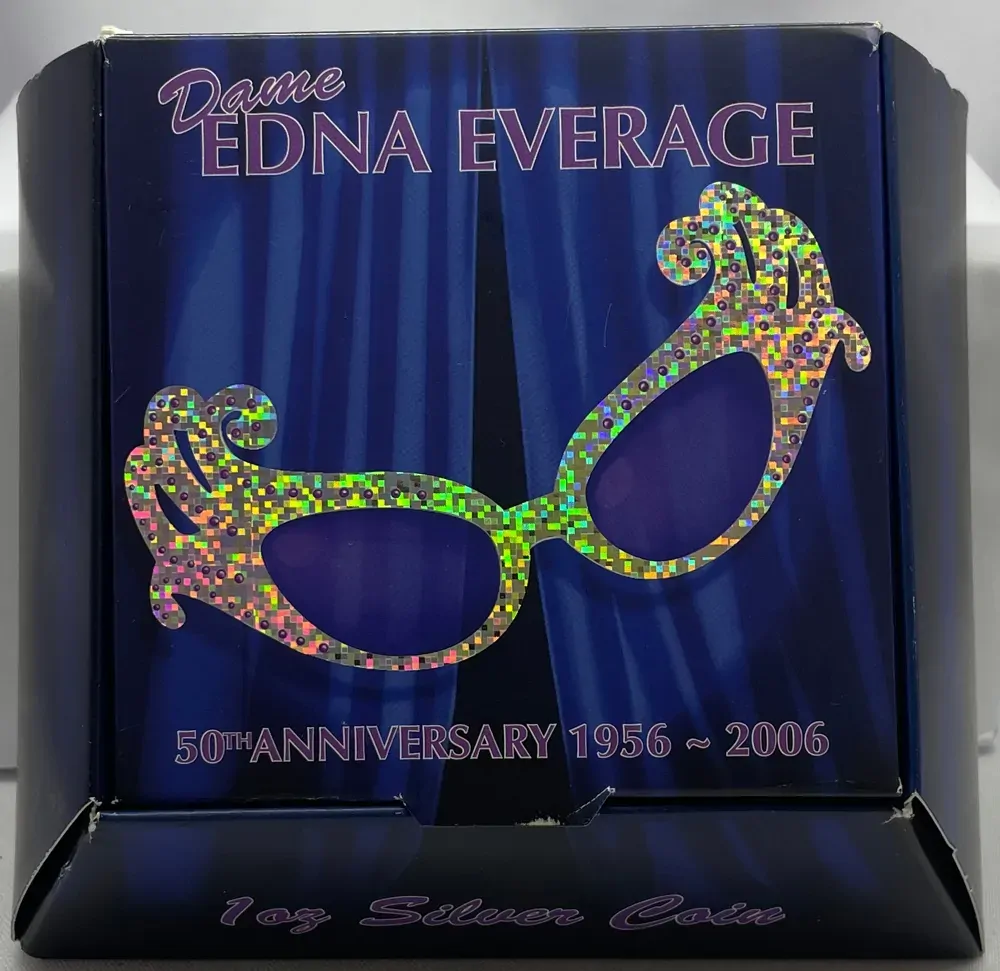 2006 Silver 1 Ounce Proof Coin Dame Edna product image