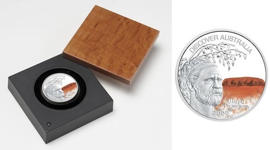 2006 Silver One Ounce Proof Coin Discover Australia - Uluru product image