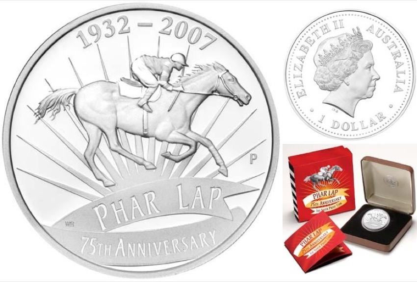 2007 Silver One Ounce Proof Coin Phar Lap product image