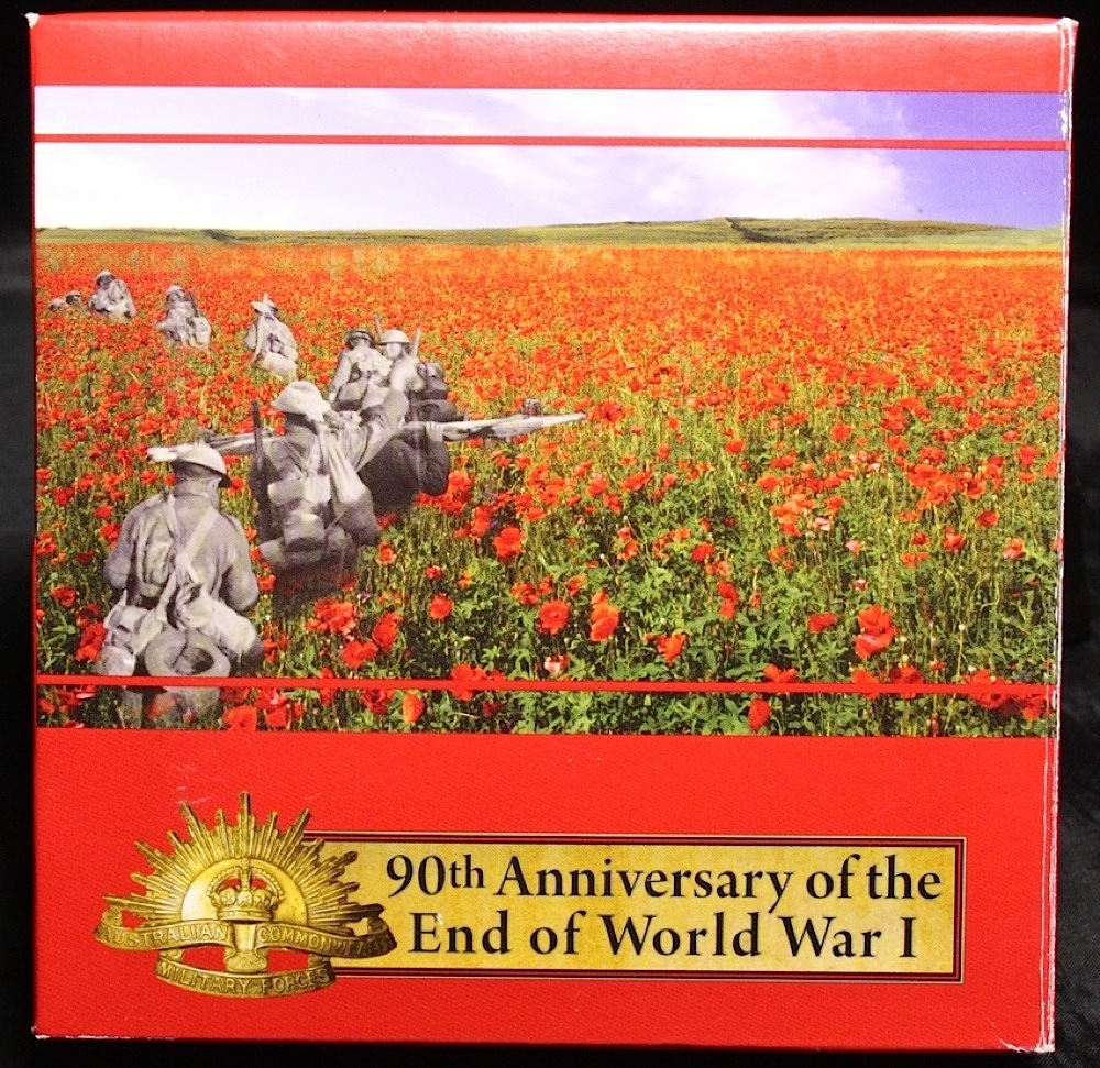 2008 Silver One Ounce Proof Coin 90th Anniversary of the End Of WWI product image